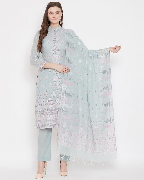 Woven Unstitched Dress Material Price in India