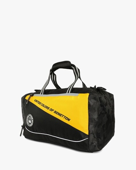 Panelled Duffel Bag with Carry Handles