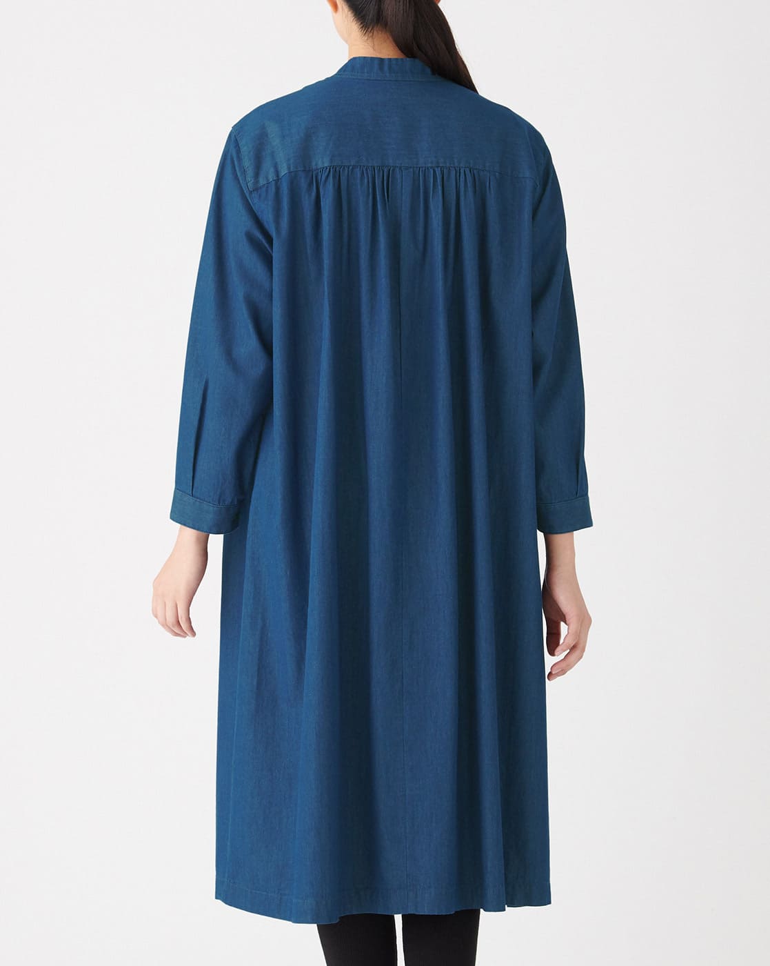 white christmas dresses Women's Kapok Blend Denim Jumper Dress | Pinafore Dress