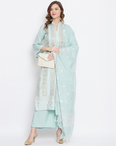 Woven Unstitched Dress Material Price in India