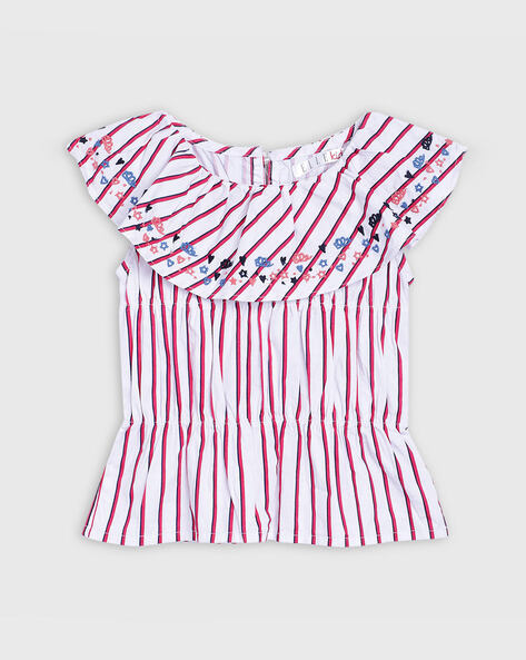 Elle Kids Striped Sleeveless Top