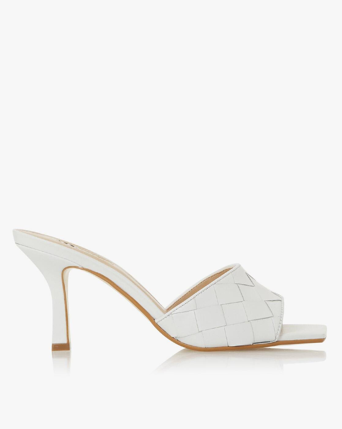 dune white heels