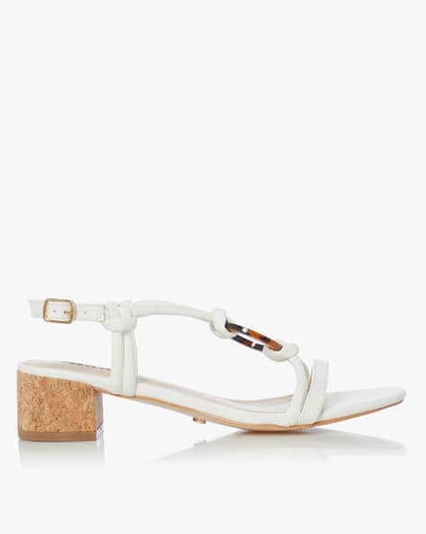 dune low heel sandals
