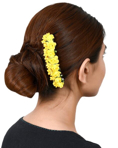 Buy Yellow Hair Accessories for Women by Silvermerc Designs Online |  