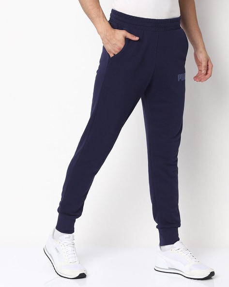 blue puma track pants