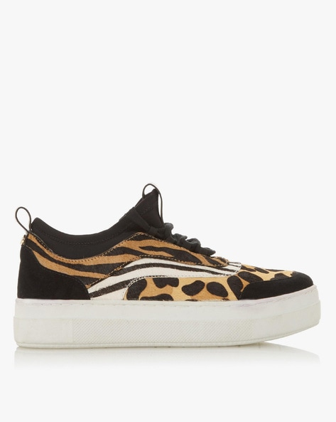 Bimba y Lola Chimo tiger-print sneakers - Neutrals