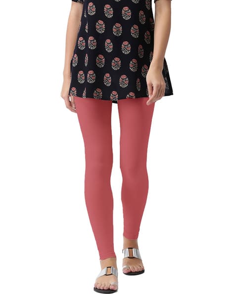 Buy Rusty Pink Leggings for Women by Go 