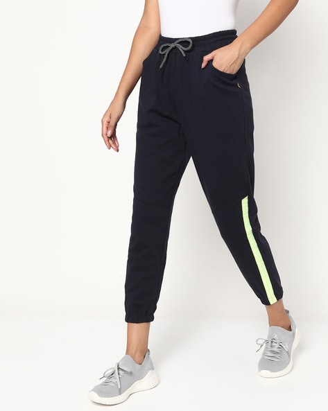 Buy Navy Blue Track Pants for Women by Hubberholme Online