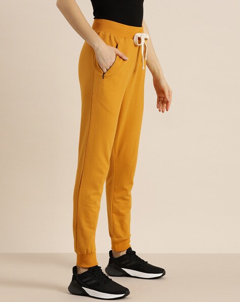 mustard joggers womens