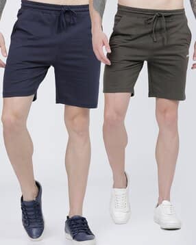 the indian garage co Pack of 2 Flat-Front City Shorts-picture-45