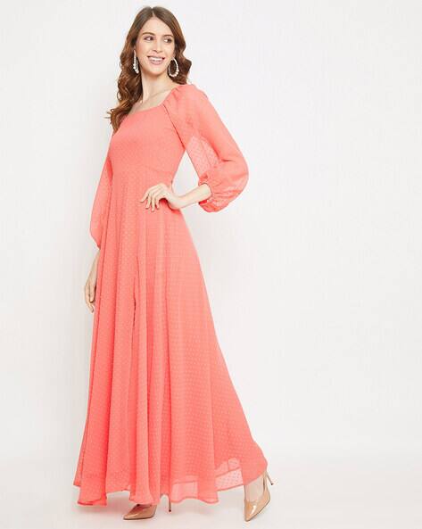 simple plain gown designs