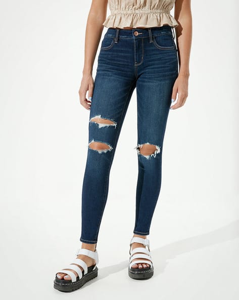 Dream Super Washed Distressed Skinny Jeans