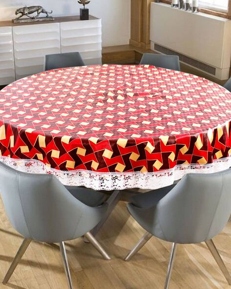 Off White Table Covers Runners, How Many Chairs Fit Around A 40 Inch Round Tablecloth