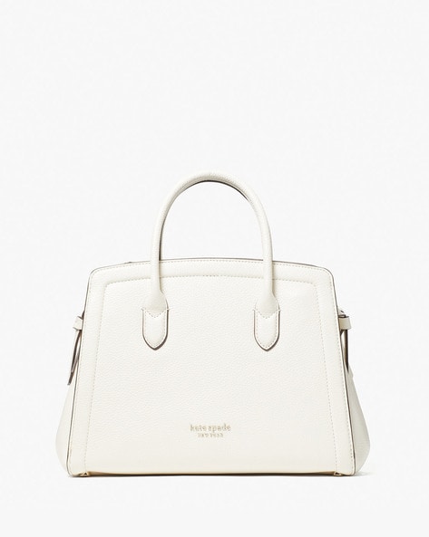 NWT Kate Spade Cameron Medium Satchel Leather Bag White Multi $399 Original  Pack | eBay