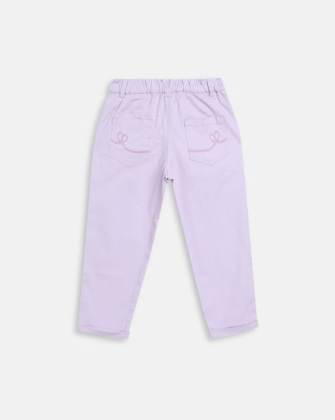 Purple 2024 pants kids