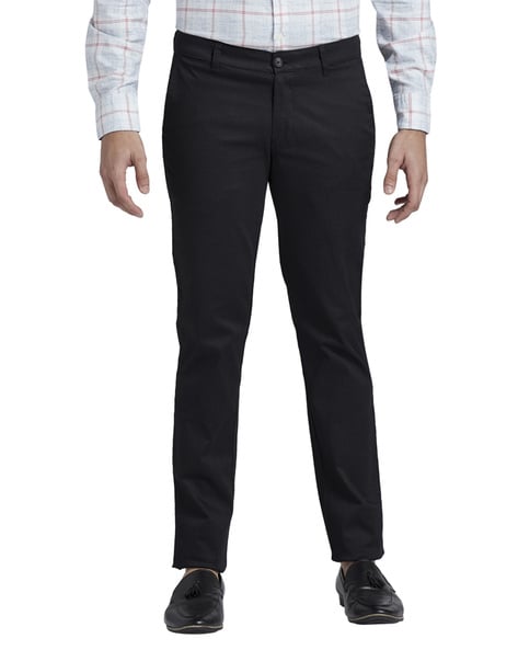 Buy Black Trousers & Pants for Men by PARX Online