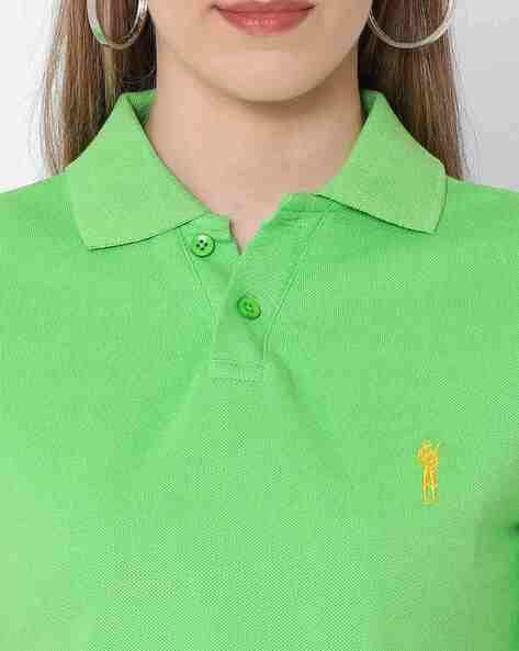 Short Sleeves Crop Polo T-shirt