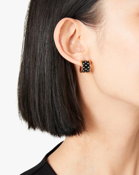 Buy Gold-Toned & Black Earrings for Women by KATE SPADE Online 