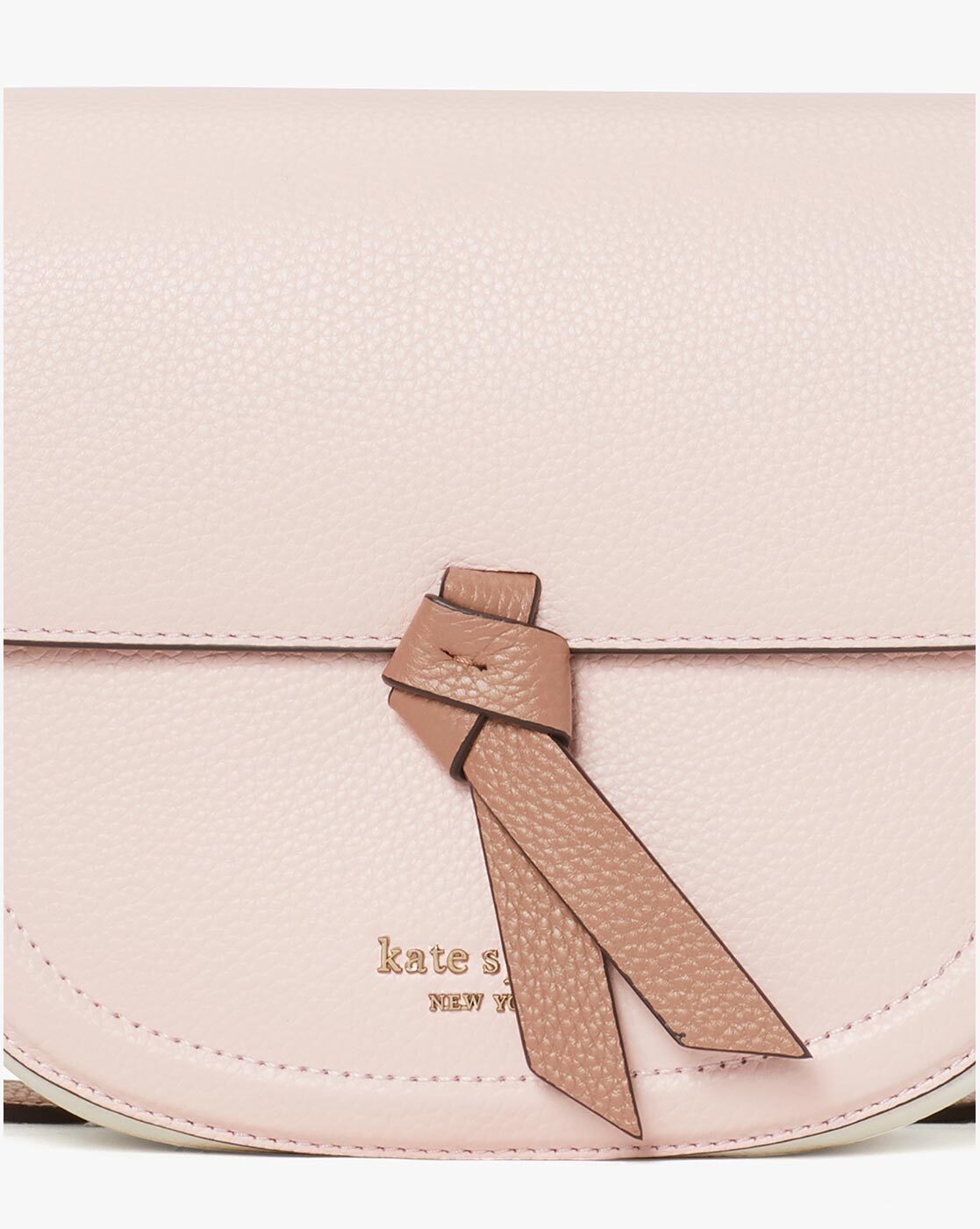 Kate Spade - Cream Pebbled Leather Harlow Crossbody Bag – Current Boutique