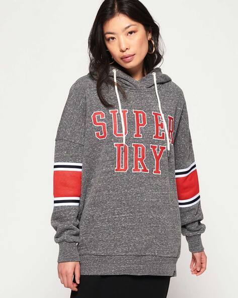 Playoff Heathered Brand Print Hoodie