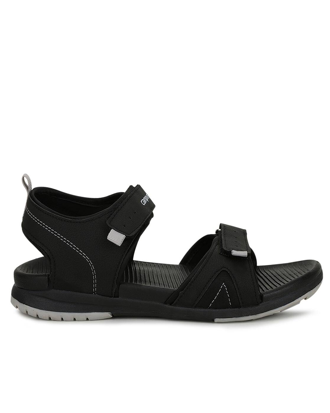 mens black strappy sandals
