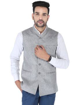 nehru jacket sleeveless