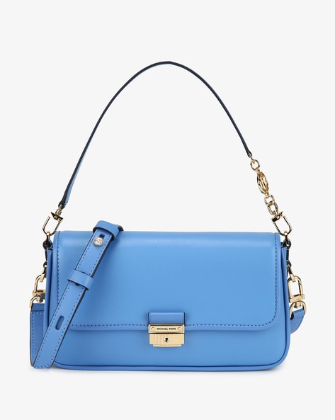 Buy Michael Kors Bradshaw Shoulder Bag | Blue Color Women | AJIO LUXE