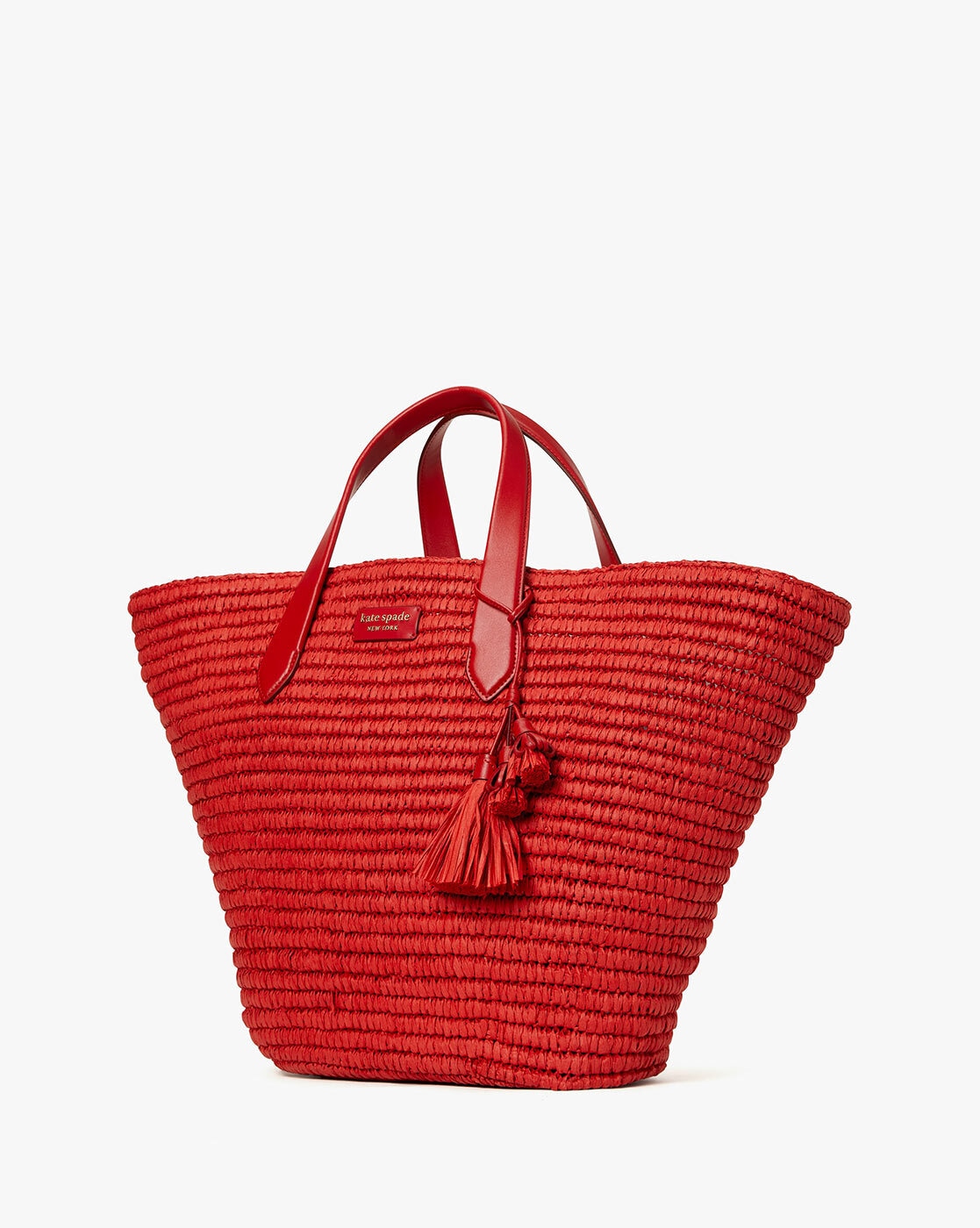 Kate spade woven beach on sale bag