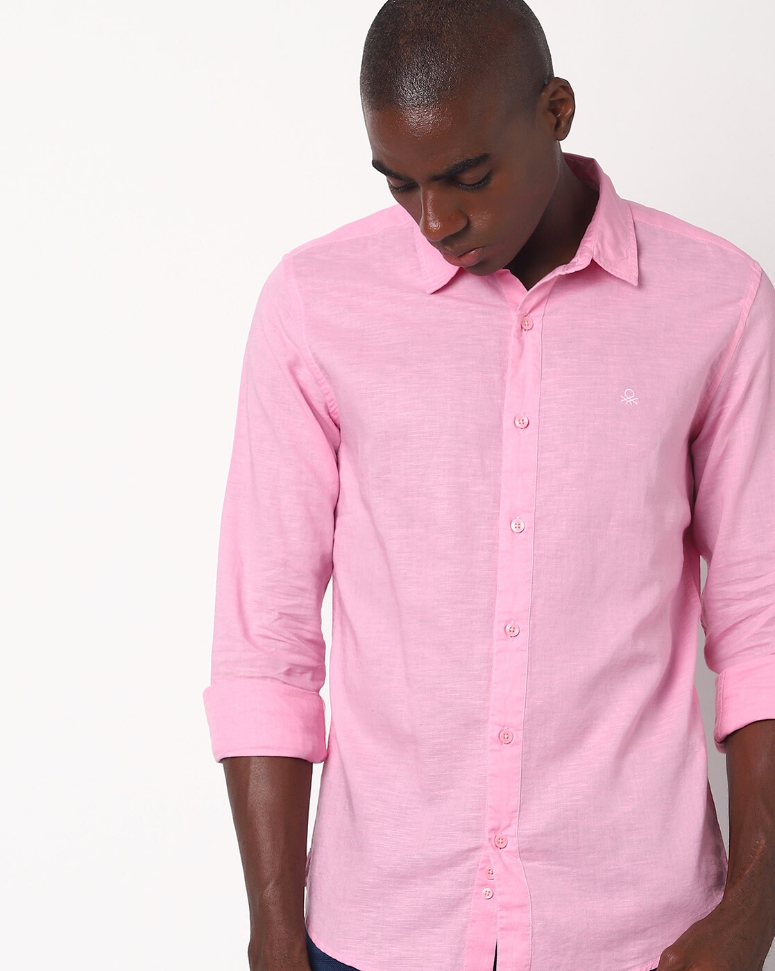 Attent Verandering Stevenson Buy Pink Shirts for Men by UNITED COLORS OF BENETTON Online | Ajio.com