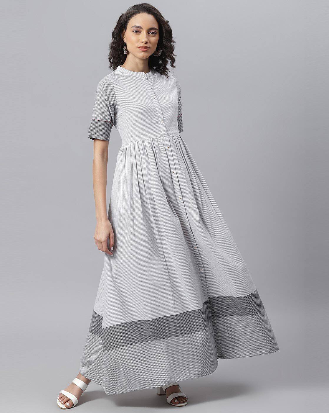 Buy Grey Dresses for Women by Janasya 