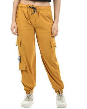 Wholesale Black cargo pants with elastic ankles by Q2  Trada by QuickBooks