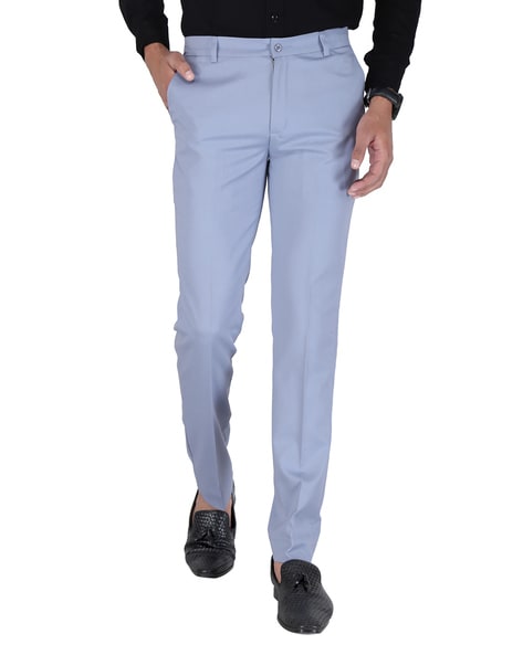 Gray Udo Pencil Fit Formal Pants Size 30 32 34 36 38