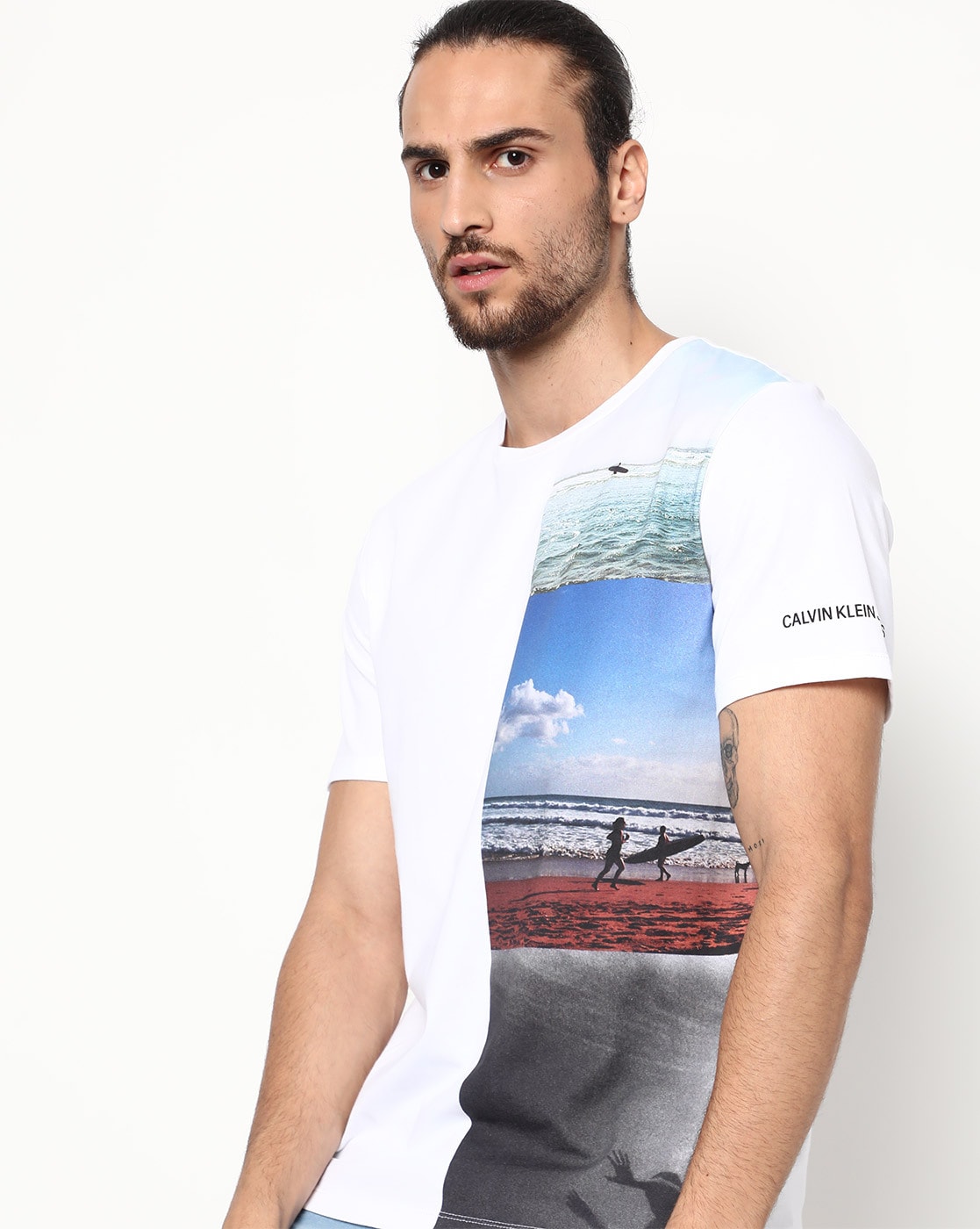 Buy White Tshirts for Men by Calvin Klein Jeans Online