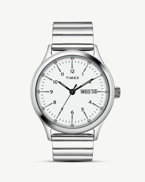 White on sale metal watches