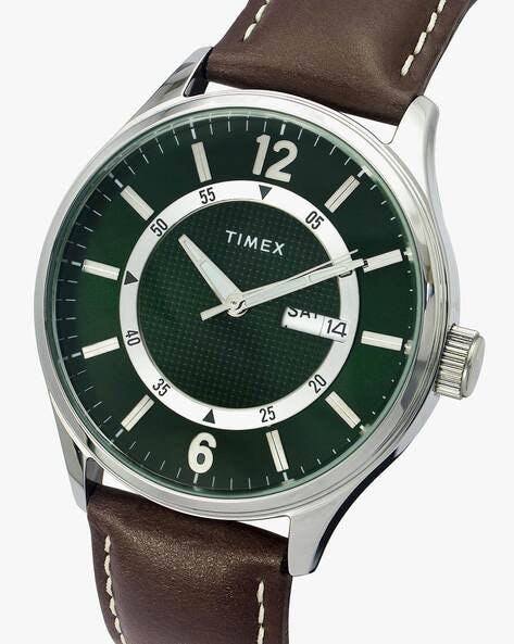 E Class Male Green Analog Stainless Steel Watch TWTG10409 – Just In Time