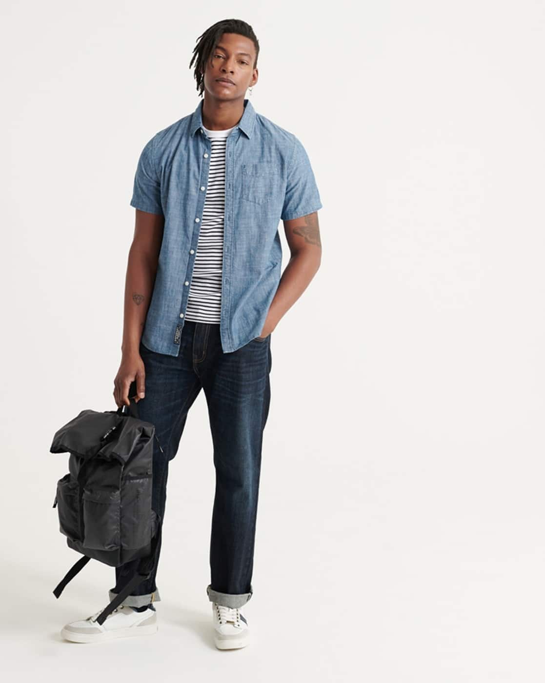 Buy Blue Shirts for Men by SUPERDRY 