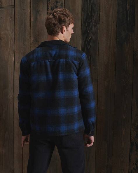 superdry checked jacket