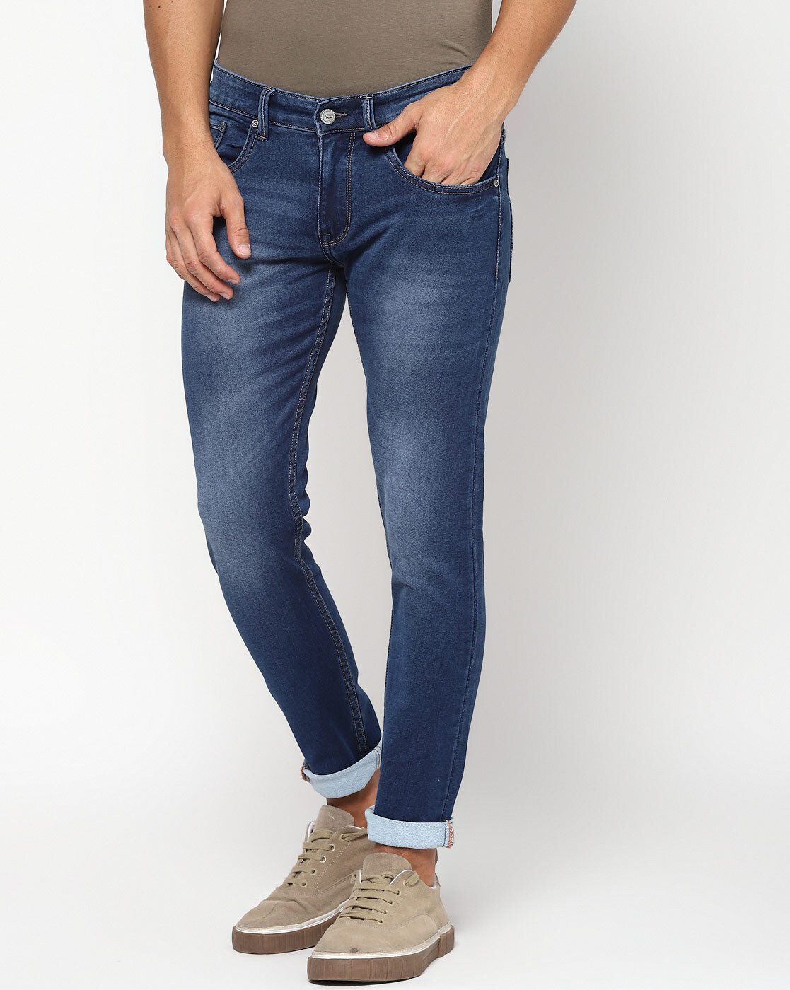 Buy Sky Blue Jeans for Men by TWILLS Online  Ajiocom