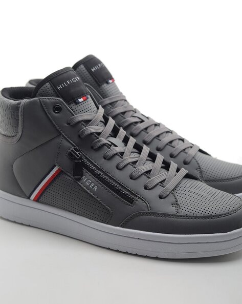 Grey tommy hot sale hilfiger shoes