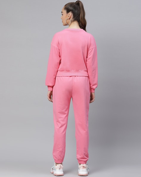 light pink tracksuit womens