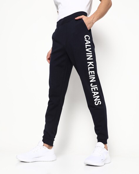 Buy Navy Blue Track Pants for Men by Calvin Klein Jeans Online 