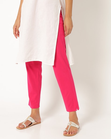 Mid-Rise Ankle-Length Pants Price in India