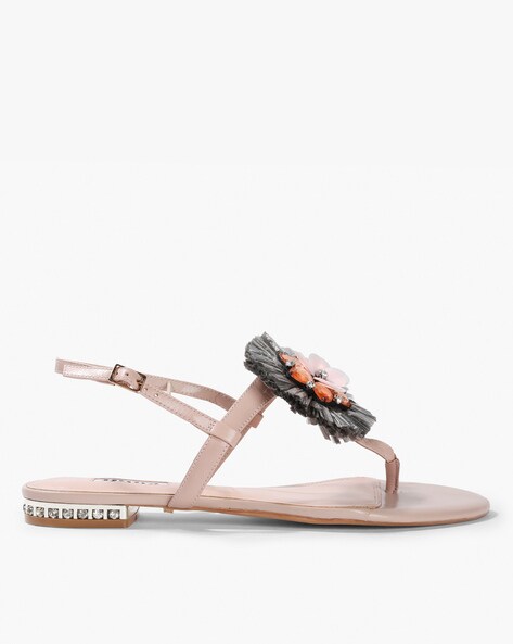 Dune ladies flat on sale sandals