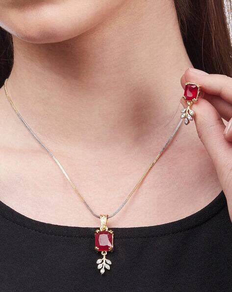 Buy Red Necklaces \u0026 Pendants for Women 
