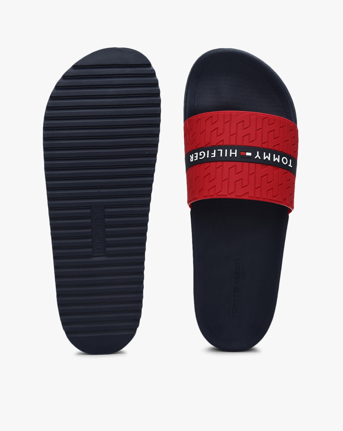 Tommy hilfiger red online slides