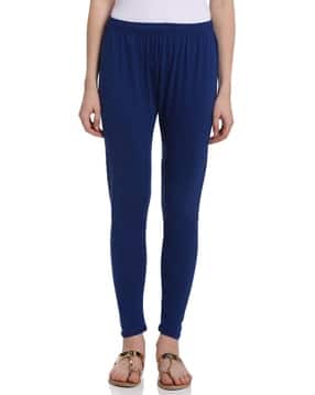 Women Cotton Leggings with Elasticated Waist-image-44