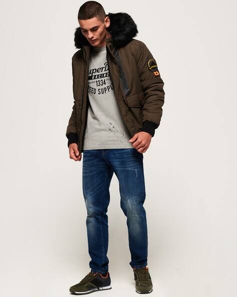 superdry mens everest bomber jacket