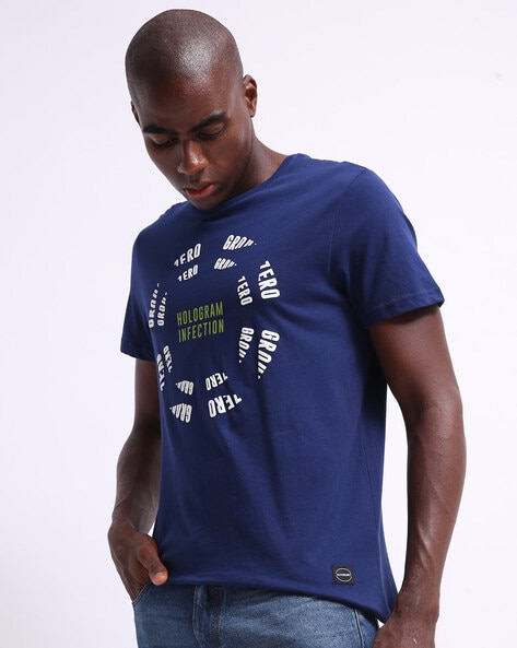 Buy Blue Tshirts for Men by ALTHEORY Online | Ajio.com