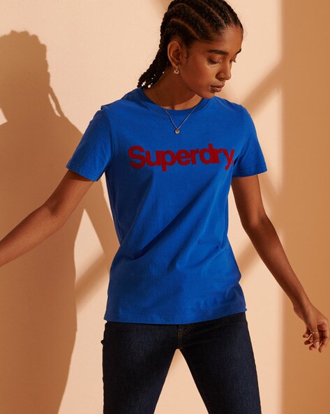 Cl Flock Typographic Print Crew-Neck T-shirt
