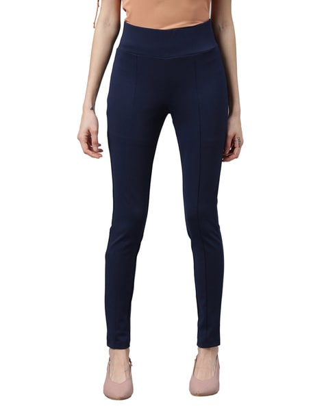 Panelled Slim Fit Jeggings